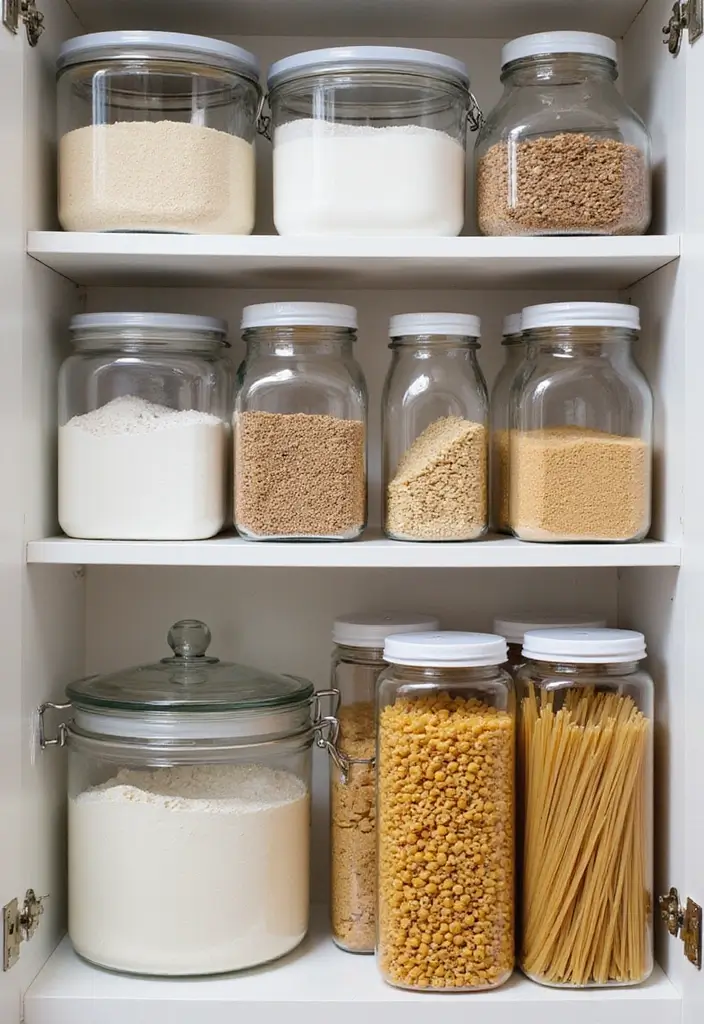 27+ Smart Kitchen Organization Tips for a Clutter-Free Space - 2. Go for Clear Storage Containers