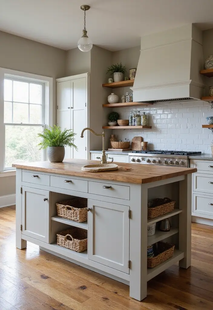 28+ Creative Kitchen Organization Ideas for Every Home - 13. Compact Kitchen Islands