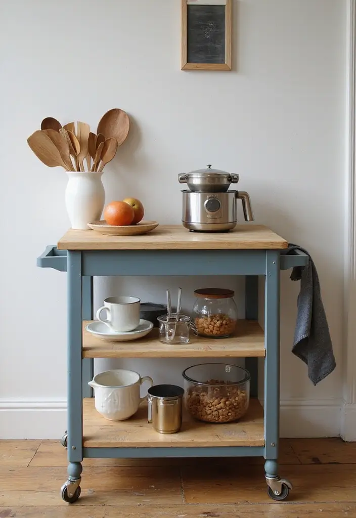 29+ Must-Have Kitchen Organizers for Maximum Efficiency - 14. Multifunctional Kitchen Carts