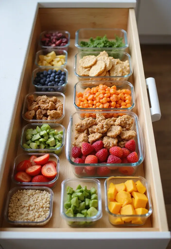 29+ Must-Have Kitchen Organizers for Maximum Efficiency - 15. Clear Snack Containers