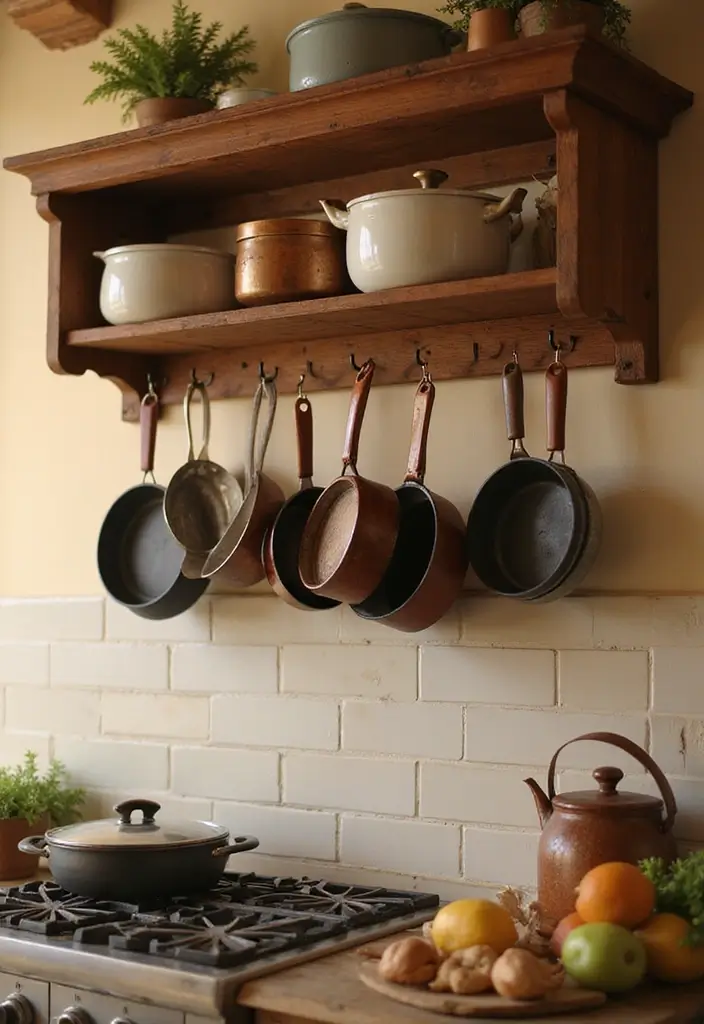 29+ Must-Have Kitchen Organizers for Maximum Efficiency - 4. Hanging Pot Racks