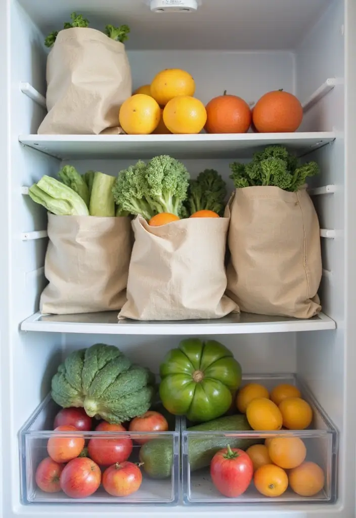 29+ Must-Have Kitchen Organizers for Maximum Efficiency - 7. Reusable Produce Bags