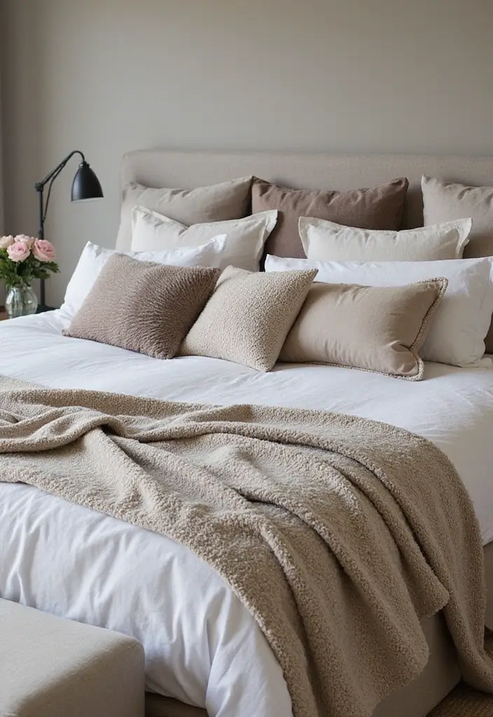 30 Bedroom Decor Tips for a Relaxing Retreat - 10. Incorporate Soft Textures