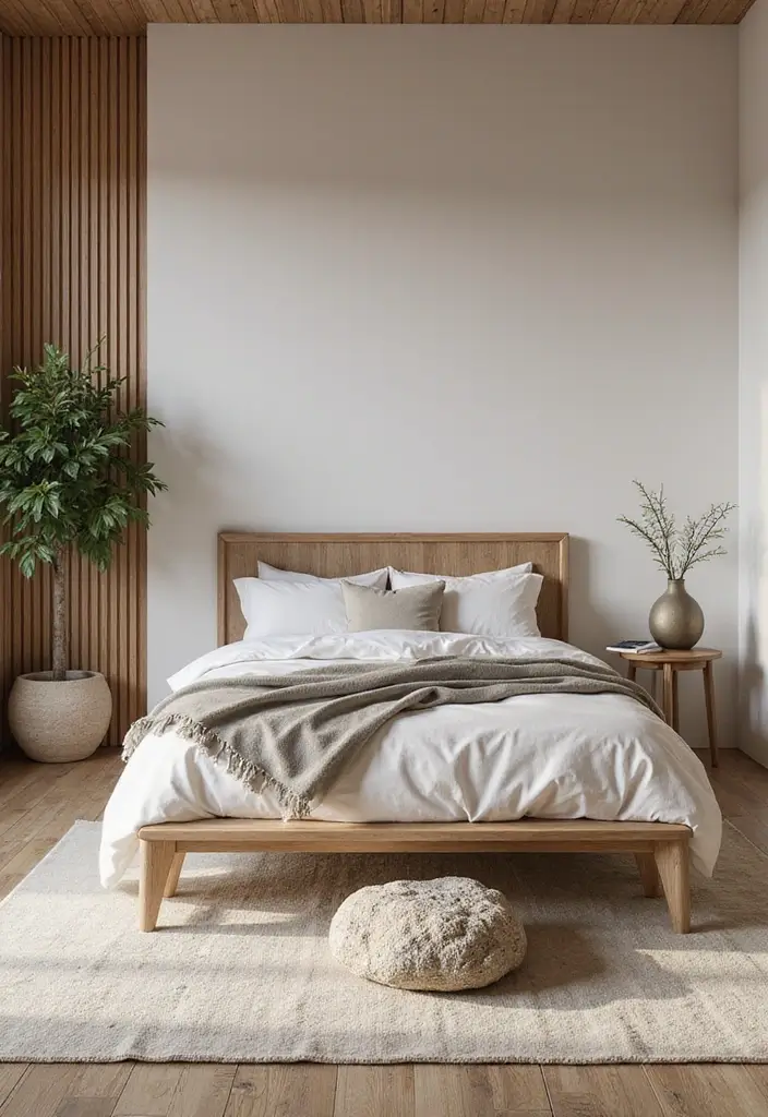 30 Bedroom Decor Tips for a Relaxing Retreat - 23. Choose Nature-Inspired Decor