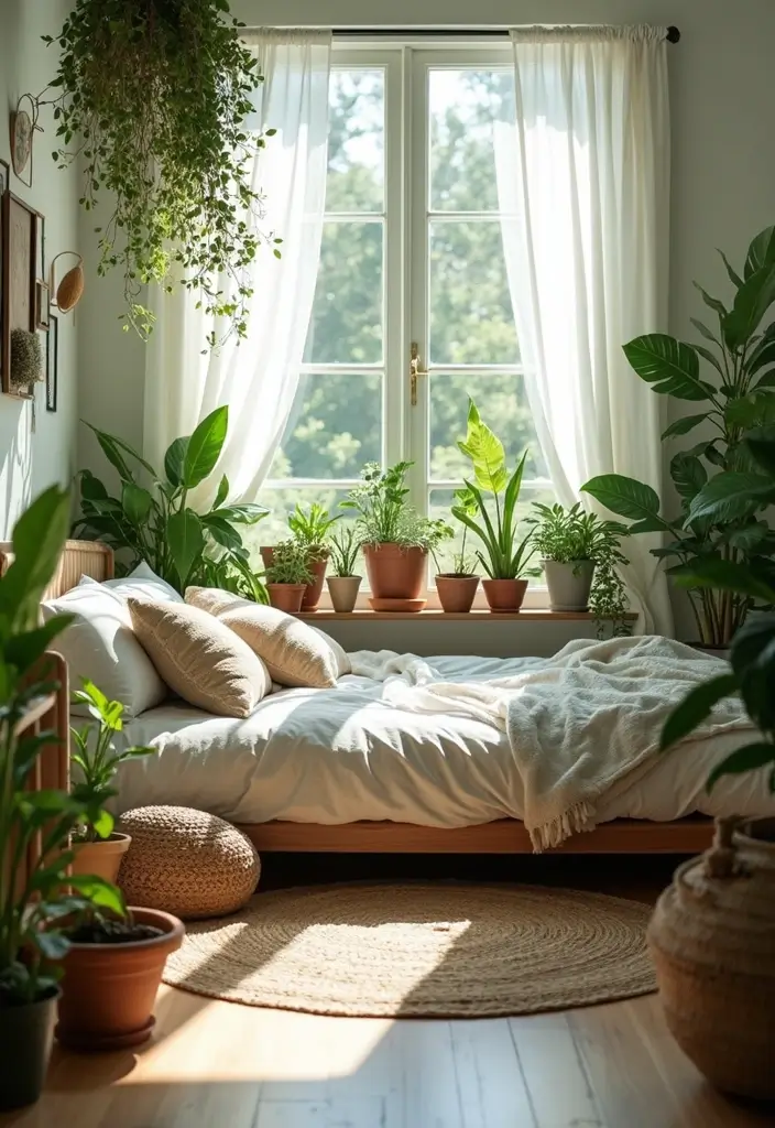 30 Bedroom Decor Tips for a Relaxing Retreat - 3. Incorporate Indoor Plants