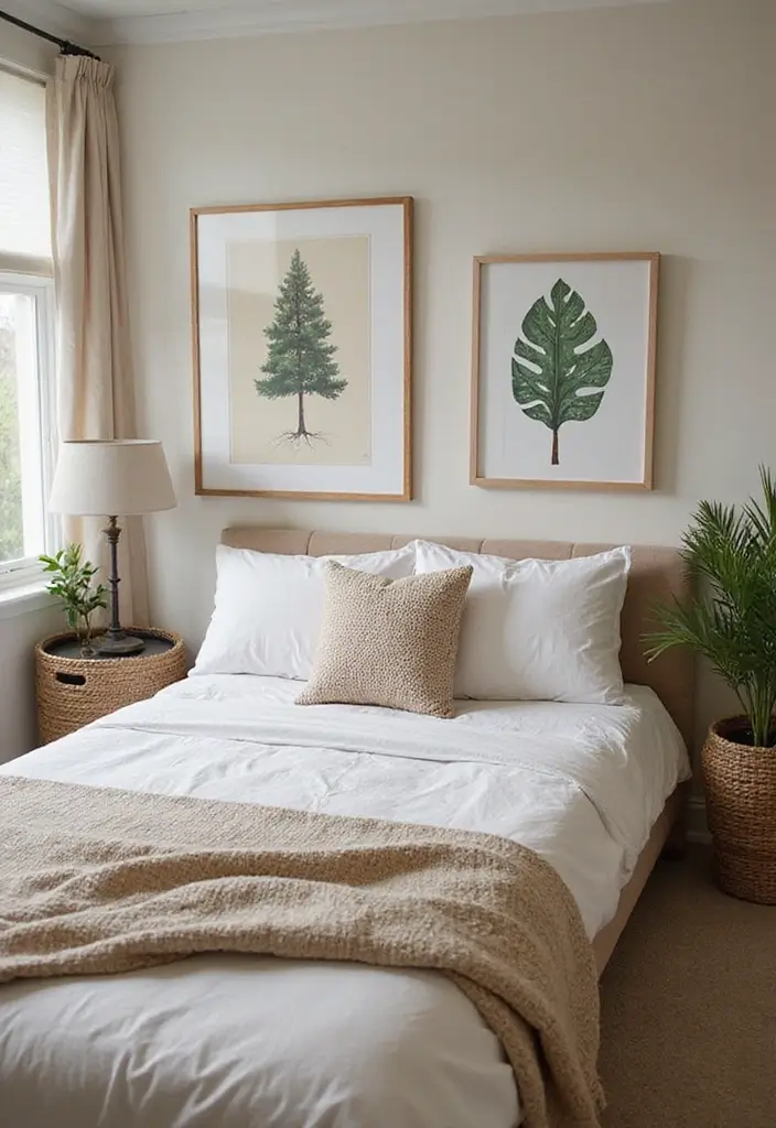 30 Bedroom Decor Tips for a Relaxing Retreat - 7. Personalize with Eco-Friendly Decor