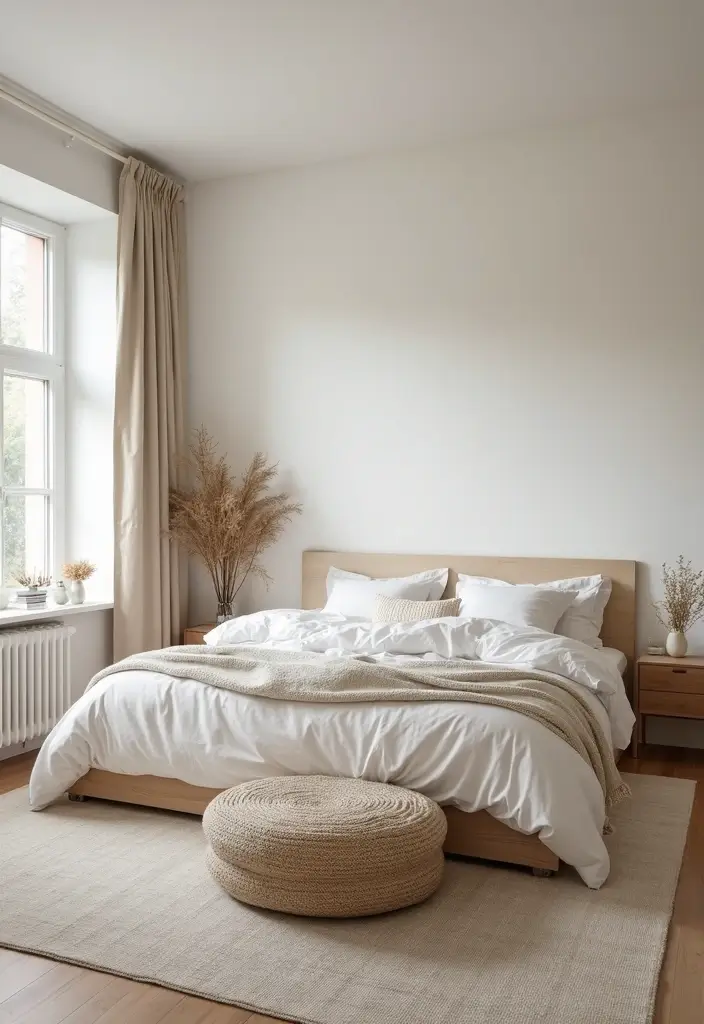 30 Bedroom Ideas for Every Personality - 13. Scandinavian Simplicity