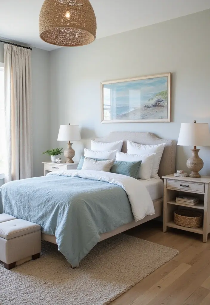 30 Bedroom Ideas for Every Personality - 14. Coastal Calm