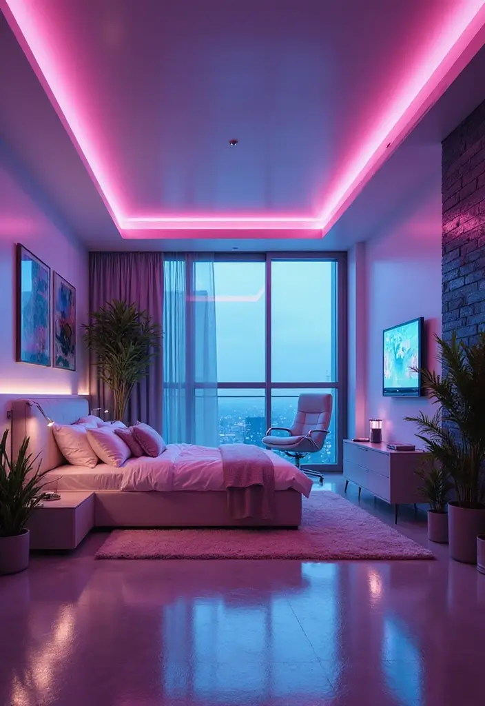 30 Bedroom Ideas for Every Personality - 15. Futuristic Flair