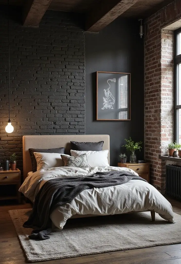 30 Bedroom Ideas for Every Personality - 2. Urban Chic Retreat