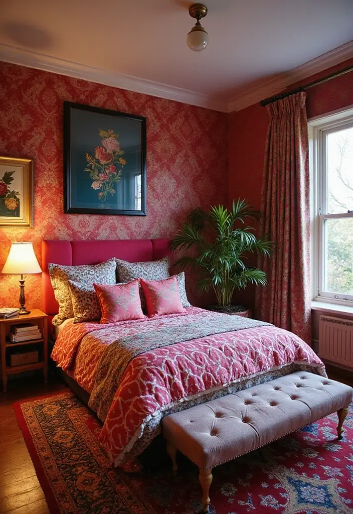 30 Bedroom Ideas for Every Personality - 26. Bold & Beautiful
