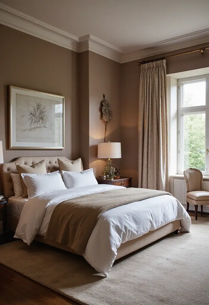 30 Bedroom Ideas for Every Personality - 27. Sophisticated Elegance