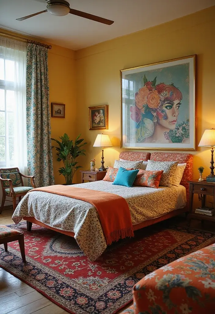 30 Bedroom Ideas for Every Personality - 5. Retro Revival
