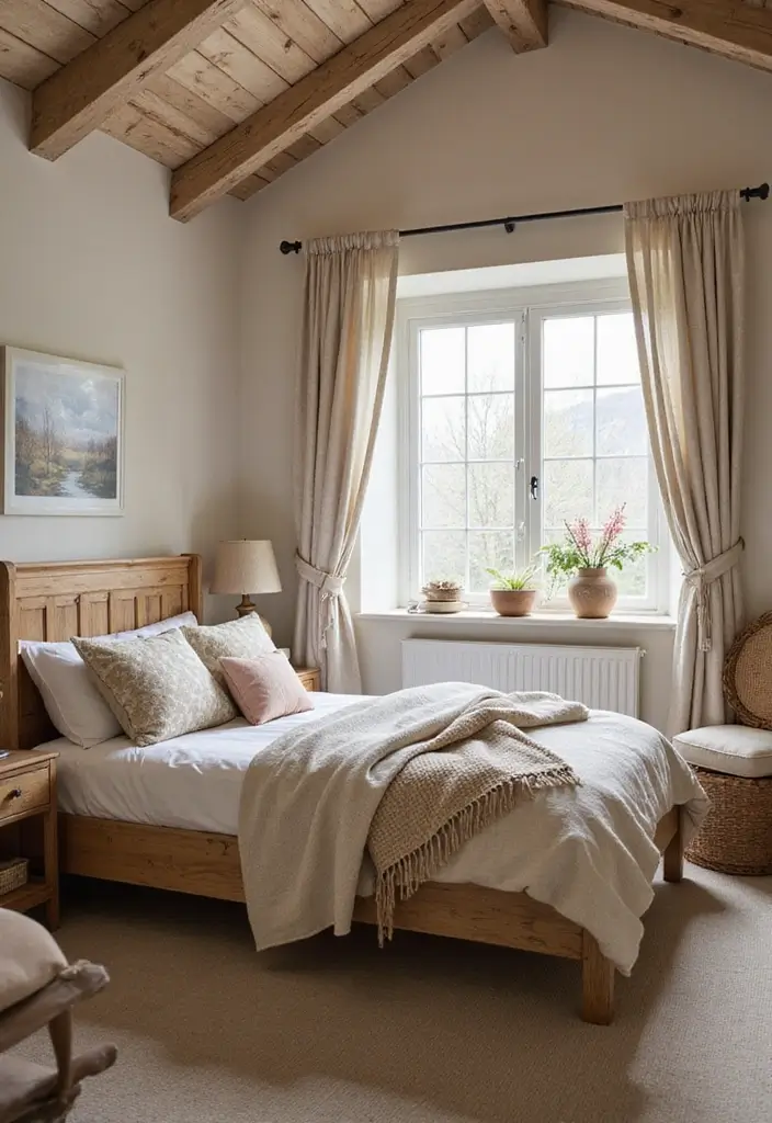 30 Bedroom Ideas for Every Personality - 7. Cozy Cottage