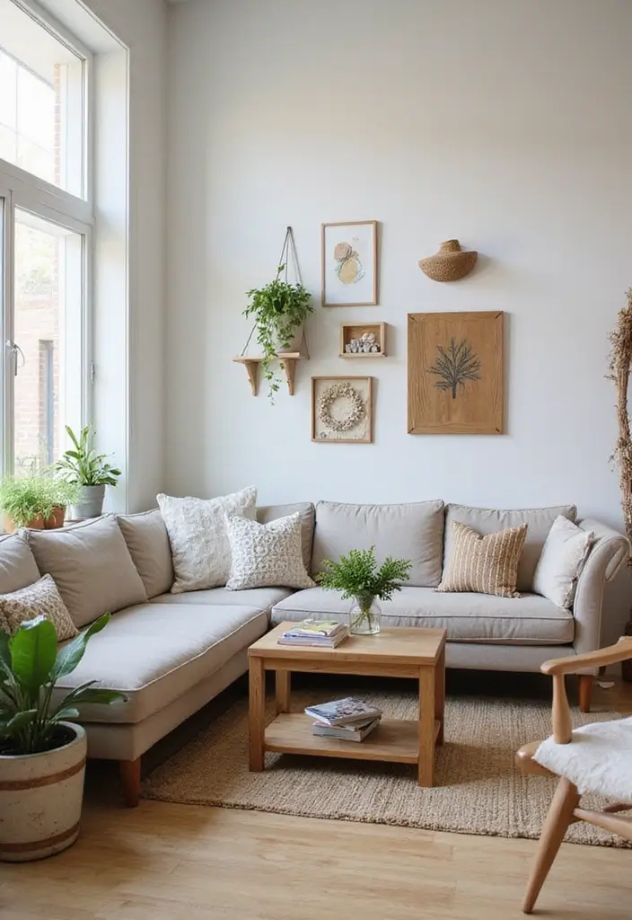 30 Eco-Friendly Living Room Ideas for Modern Families - 12. DIY Decor Projects