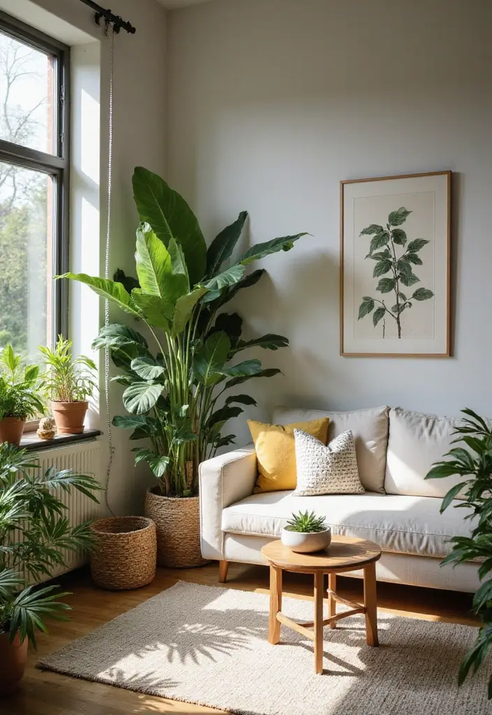 30 Eco-Friendly Living Room Ideas for Modern Families - 2. Biophilic Design