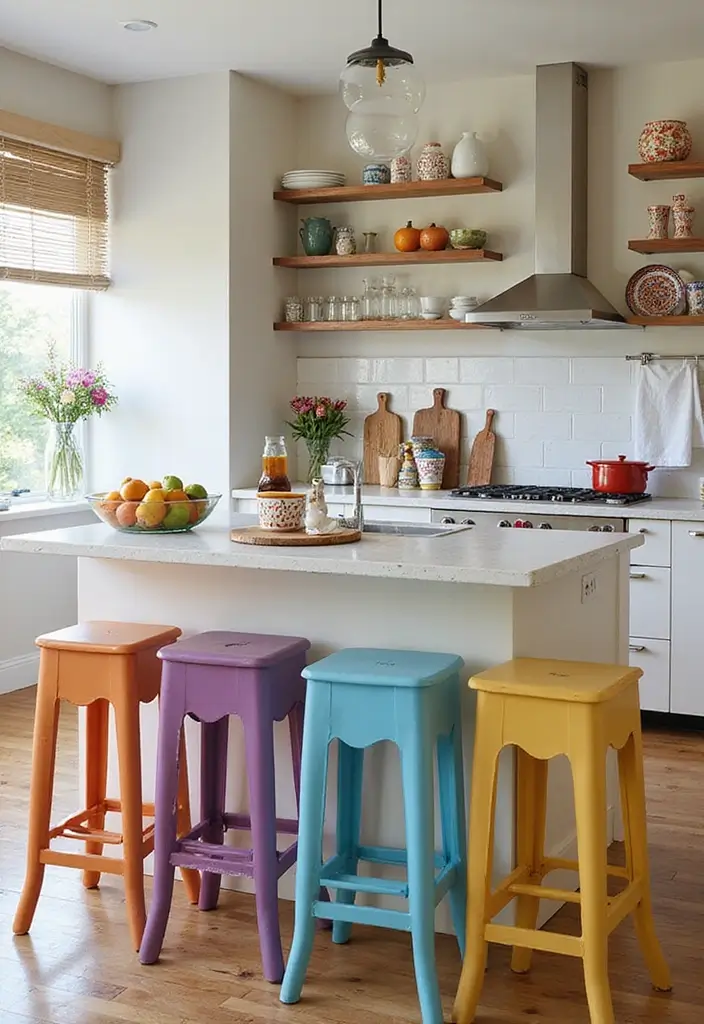 30+ Kitchen Remodel Ideas to Inspire Your Next Renovation - 19. Colorful Accents