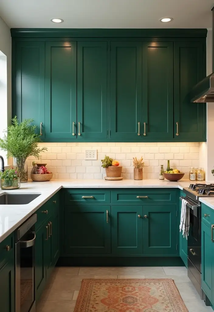 30+ Kitchen Remodel Ideas to Inspire Your Next Renovation - 8. Colorful Cabinetry
