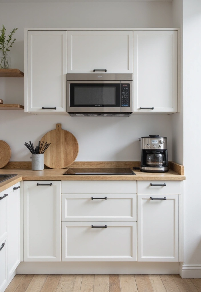30 Small Apartment Ideas for Stylish & Functional Living - 19. Compact Appliances for Small Kitchens