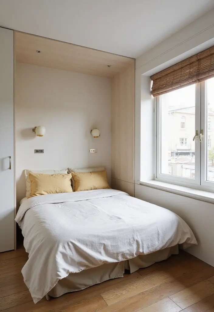 30 Small Apartment Ideas for Stylish & Functional Living - 6. Murphy Beds for Maximal Space