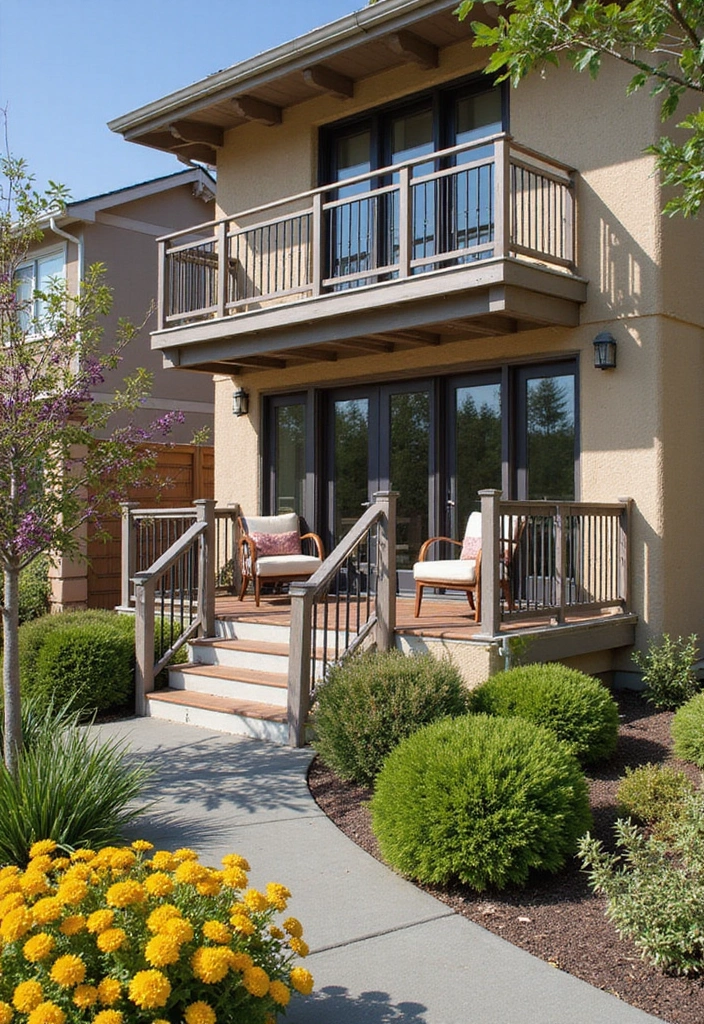 31+ Modern Balcony Railing Designs for a Stylish Upgrade - 7. Composite Material Railings