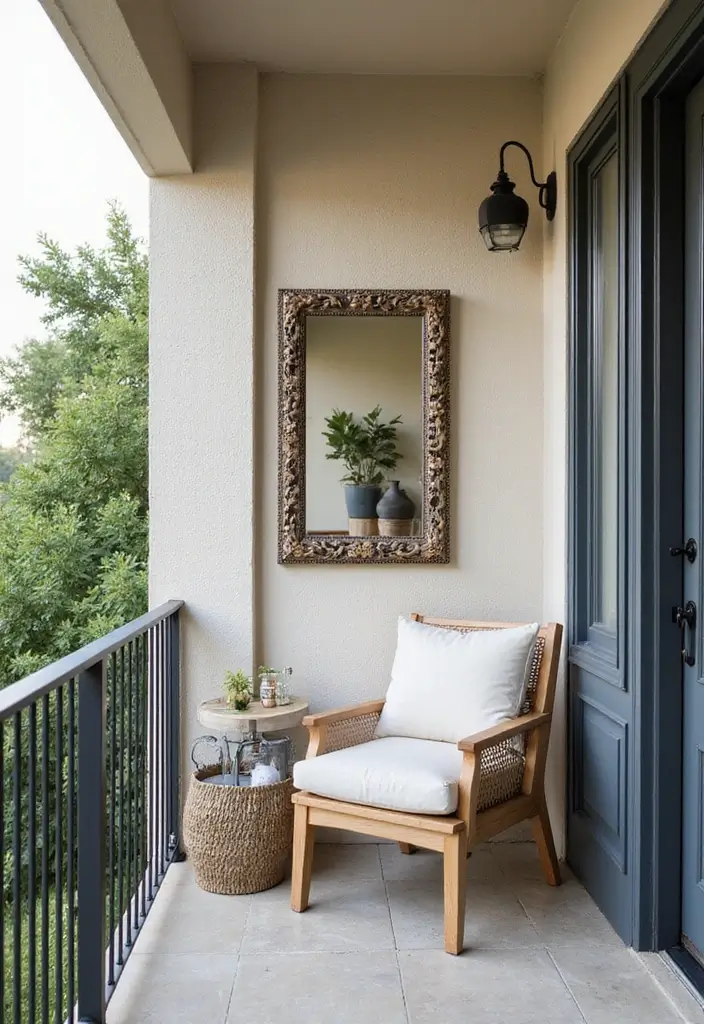 32+ Balcony Decor Ideas to Create Your Outdoor Oasis - 13. Customized Wall Art