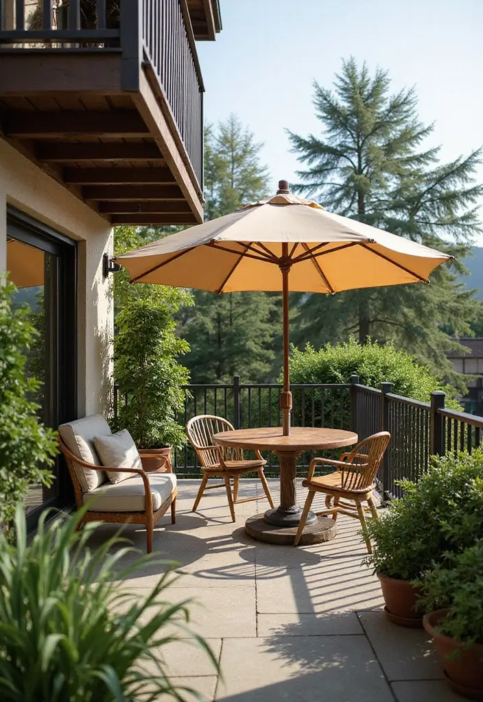 33+ Balcony Decoration Tips for Small and Large Spaces - 11. Shade Solutions