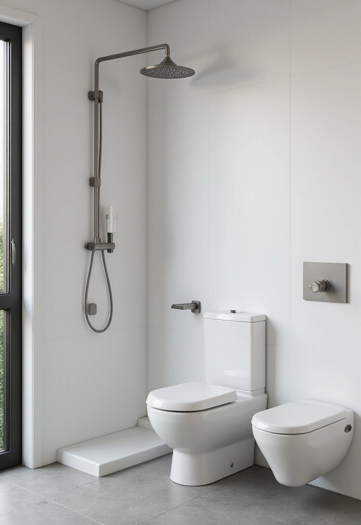 34+ Beautiful Bathroom Ideas for a Spa-Like Retreat - 25. Water-Saving Solutions