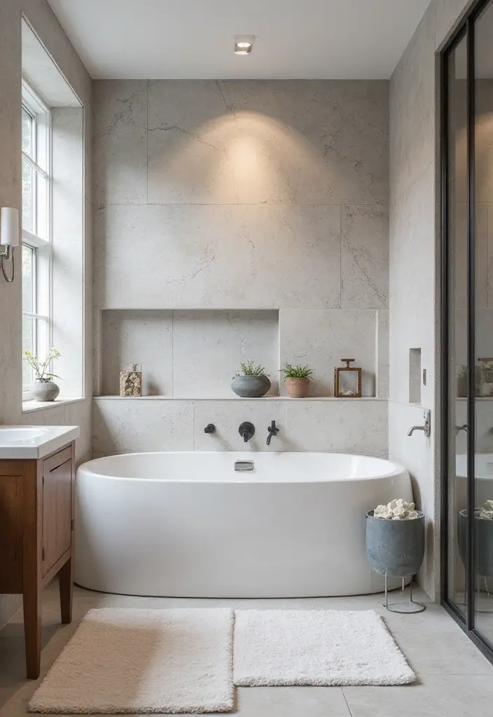 34+ Beautiful Bathroom Ideas for a Spa-Like Retreat - 30. Freestyle Enhancements