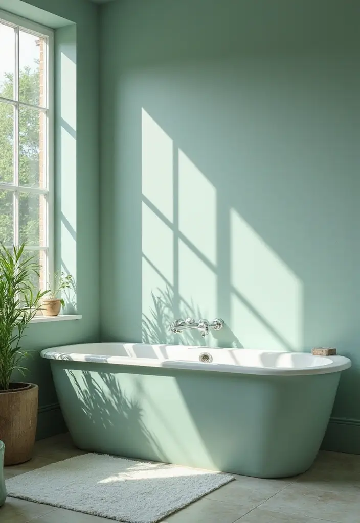 34+ Beautiful Bathroom Ideas for a Spa-Like Retreat - 4. Serene Color Palette