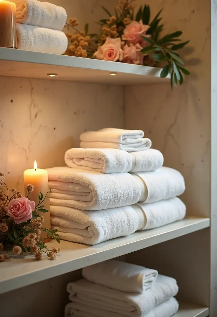 35+ Best Bathroom Towels for Comfort and Style - 12. High-Thread-Count Cotton Towels