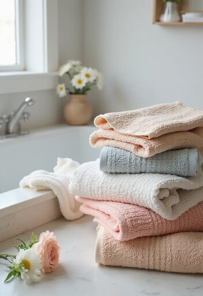 35+ Best Bathroom Towels for Comfort and Style - 13. Textured Waffle Towels