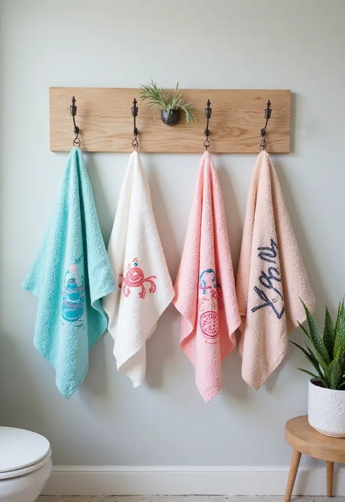 35+ Best Bathroom Towels for Comfort and Style - 24. Fun, Quirky Towels