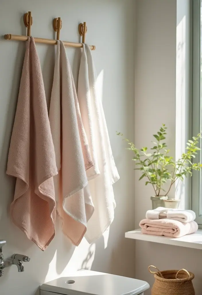 35+ Best Bathroom Towels for Comfort and Style - 4. Linen Blend Towels