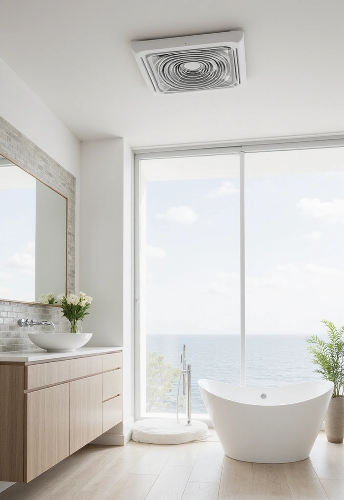 36+ Top Bathroom Exhaust Fans for a Fresh Space - 9. iLiving ILG8SF12V 12-Inch Shutter Exhaust Fan