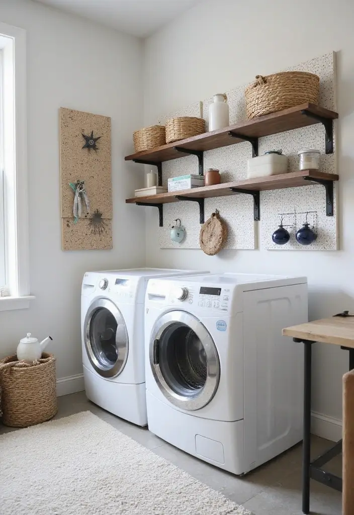 38+ Laundry Room Shelving Ideas for Smart Storage - 14. Vertical Storage Systems