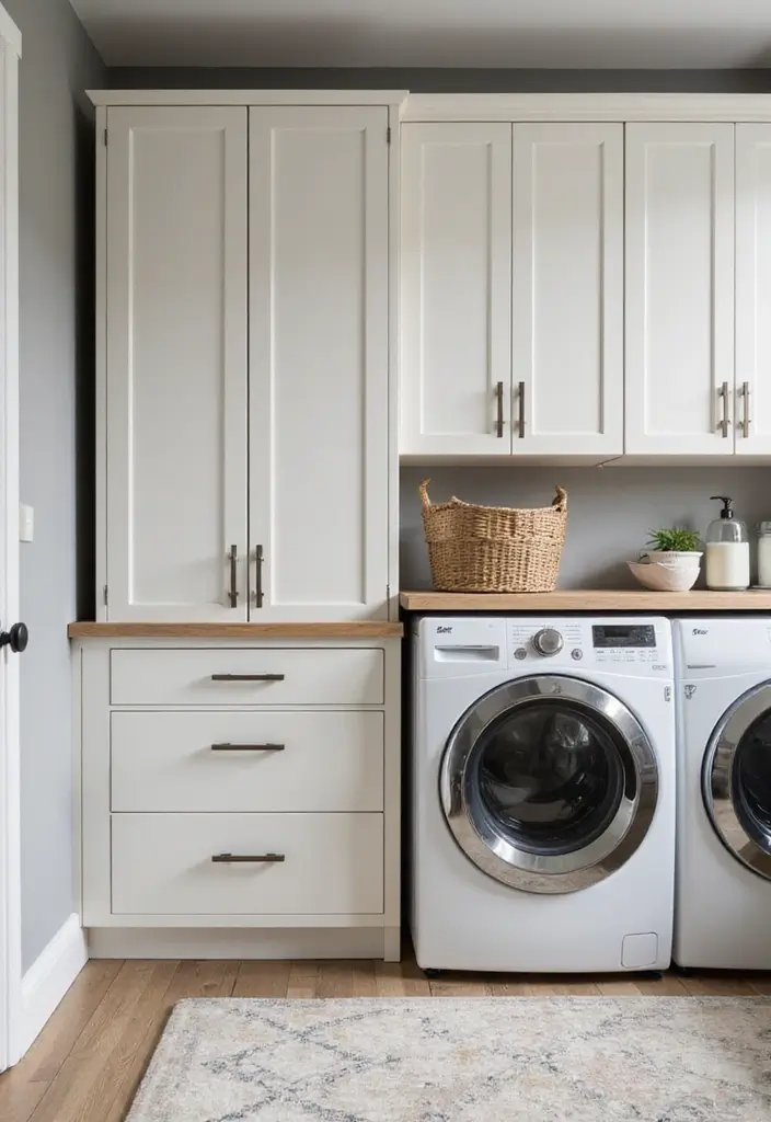 39+ IKEA Laundry Room Hacks for Organization and Style - 12. Multi-Purpose Utility Cabinet