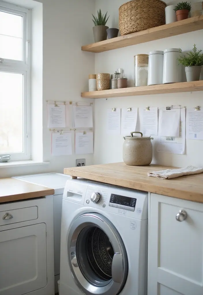 39+ IKEA Laundry Room Hacks for Organization and Style - 30. Magnetic Clips for Quick Access