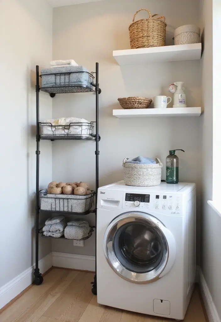 39+ IKEA Laundry Room Hacks for Organization and Style - 9. Wall-Mounted Drying Rack
