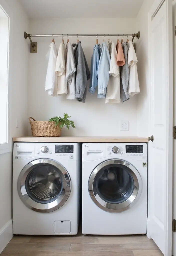 41+ Laundry Room Design Ideas for Function and Flair - 16. Innovative Drying Solutions