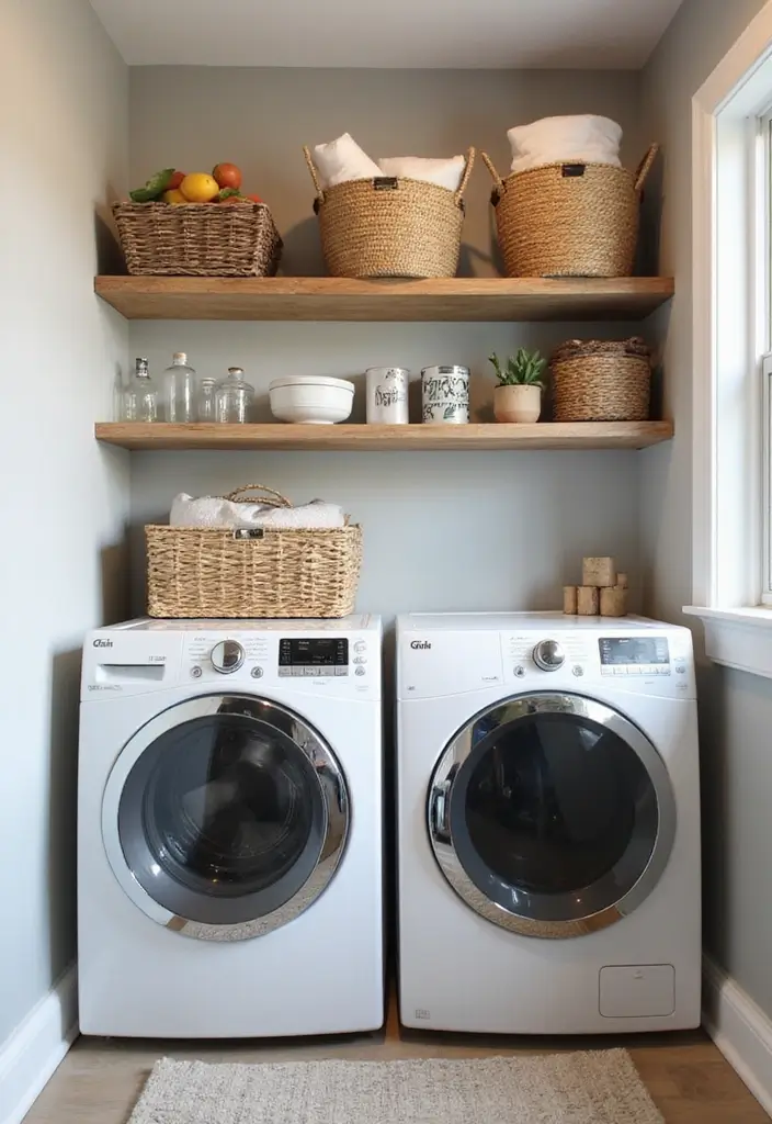 41+ Laundry Room Design Ideas for Function and Flair - 41. Under-Utilized Space Wonders