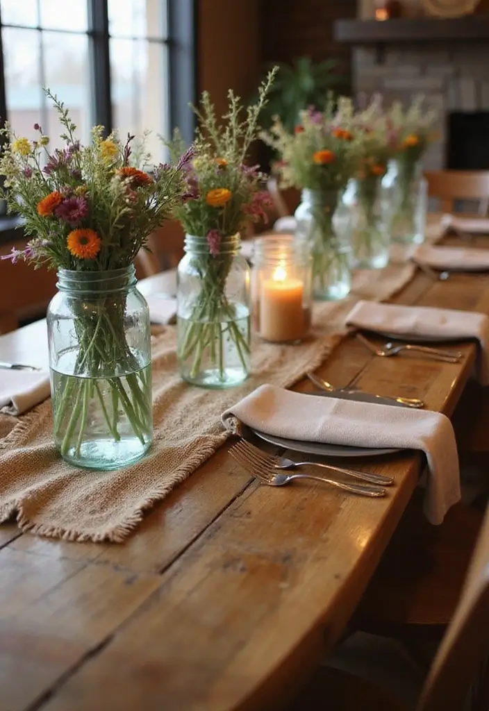 43+ Dining Room Table Decor Ideas for Every Occasion - 1. Rustic Charm with Reclaimed Wood