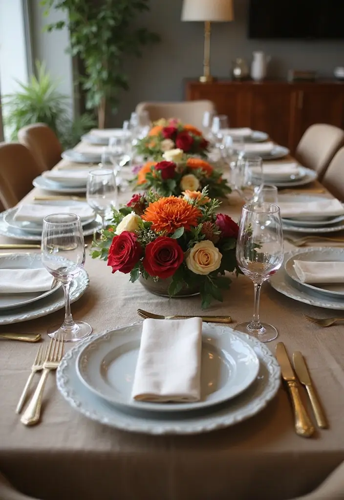43+ Dining Room Table Decor Ideas for Every Occasion - 41. Statement Centerpieces