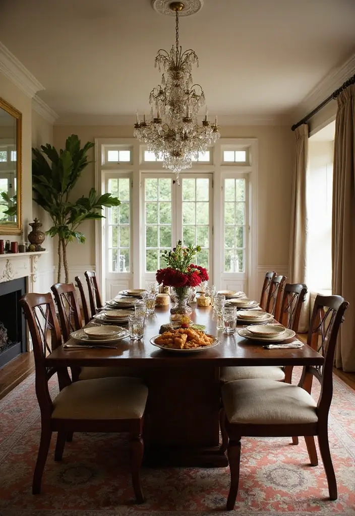 44+ Dining Room Table Ideas to Suit Any Style - 31. Family-Sized Dining Table
