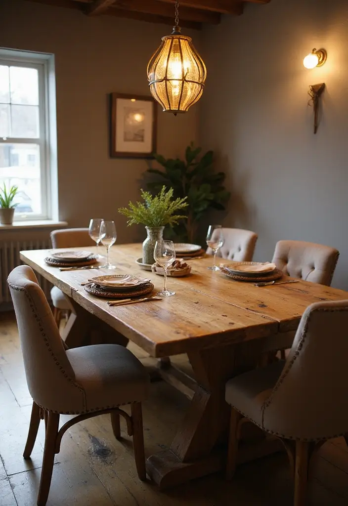 45+ Dining Room Design Ideas for a Welcoming Space - 1. Sustainable Wood Furniture