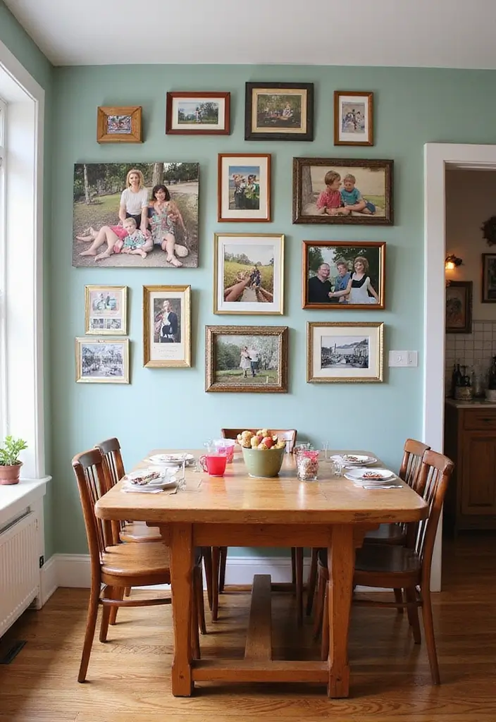 45+ Dining Room Design Ideas for a Welcoming Space - 10. Personalized Artwork
