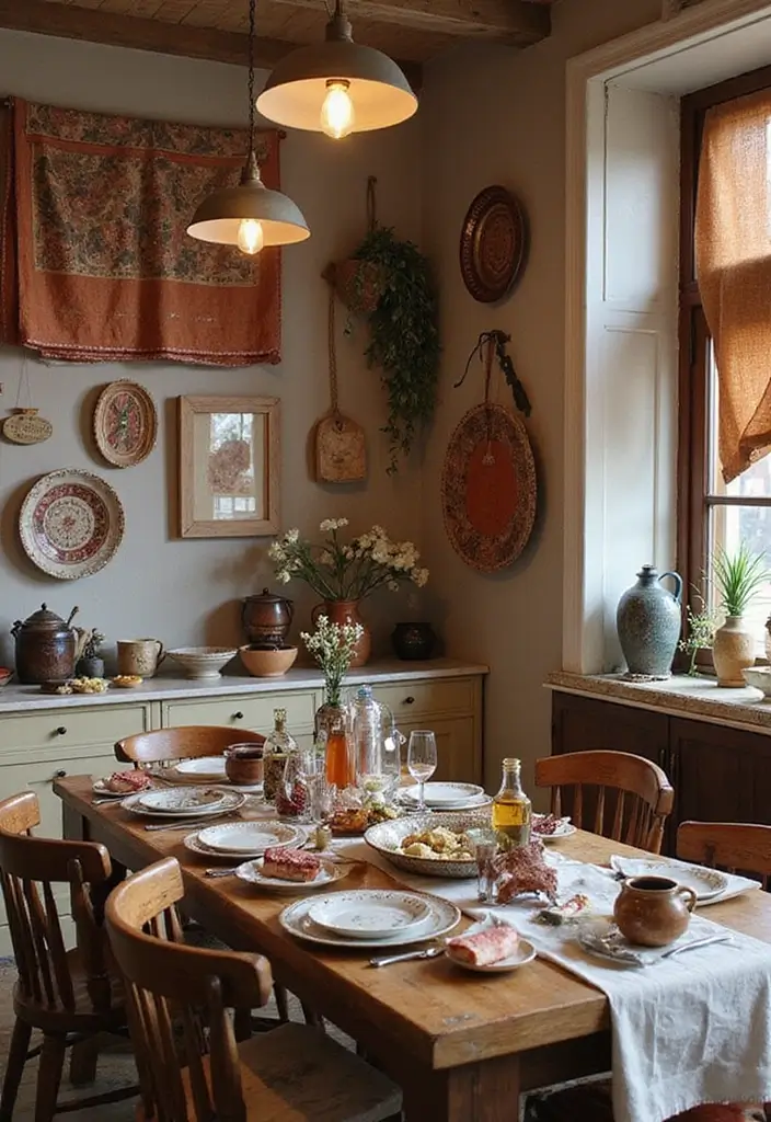 45+ Dining Room Design Ideas for a Welcoming Space - 27. Artisanal Touches
