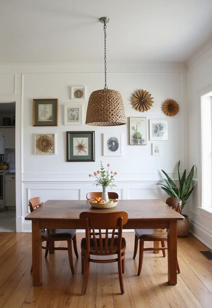 45+ Dining Room Design Ideas for a Welcoming Space - 40. Crafting DIY Decor