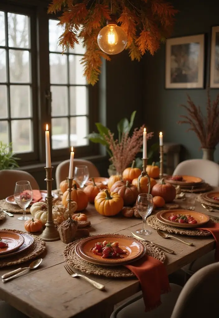 45+ Dining Room Design Ideas for a Welcoming Space - 42. Seasonal Table Settings