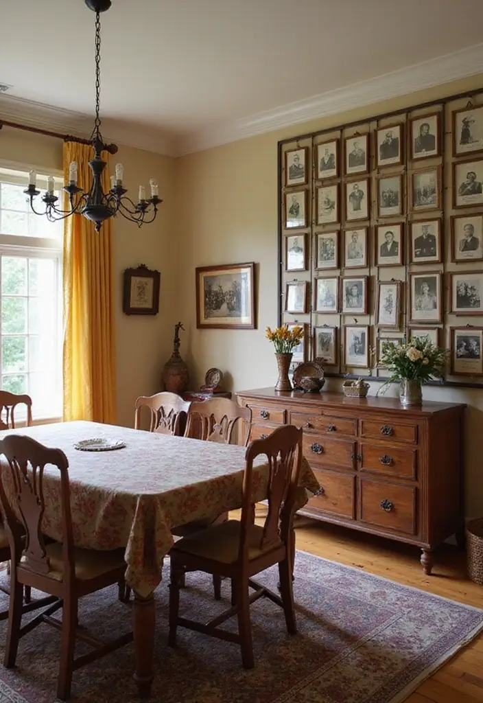 45+ Dining Room Design Ideas for a Welcoming Space - 45. Personal Family Traditions
